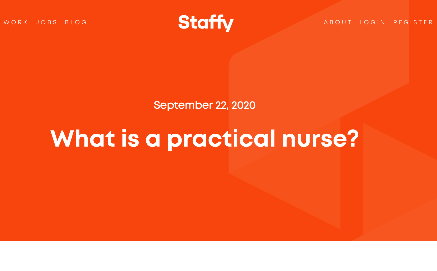 Staffy Blog - What is a Practica Nurse - Blog B2C Content